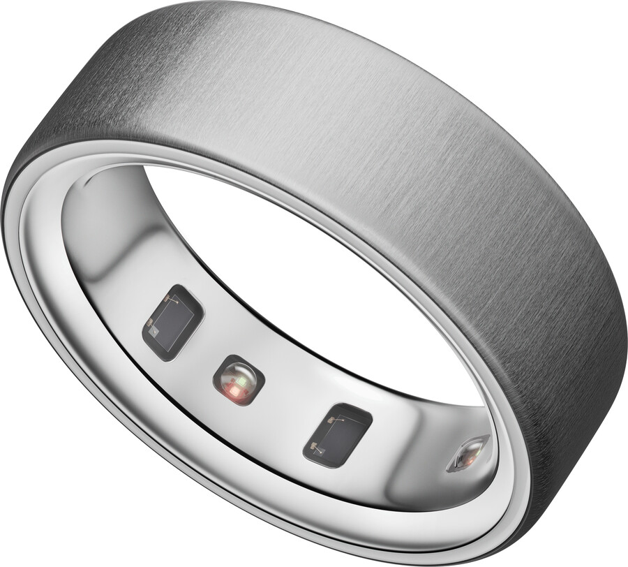 shop oura ring 4 brushed silver